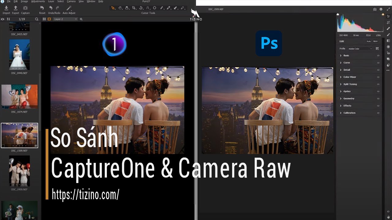 Cách Đọc File Giống Và Khác Nhau Giữa Capture One Vs Cameraw | Hồ Ngọc Nghĩa