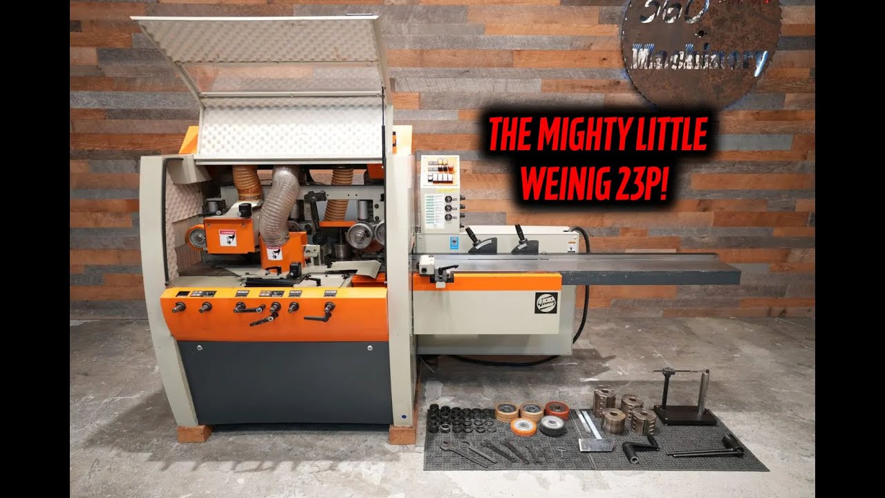 FPPOV - 2000 Weinig Quattromat 23P Moulder (Very Complete)