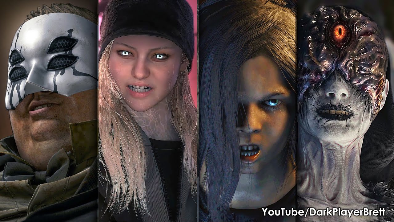 Resident Evil Village: Shadow of Rose DLC - Все боссы (на английском) [4K]