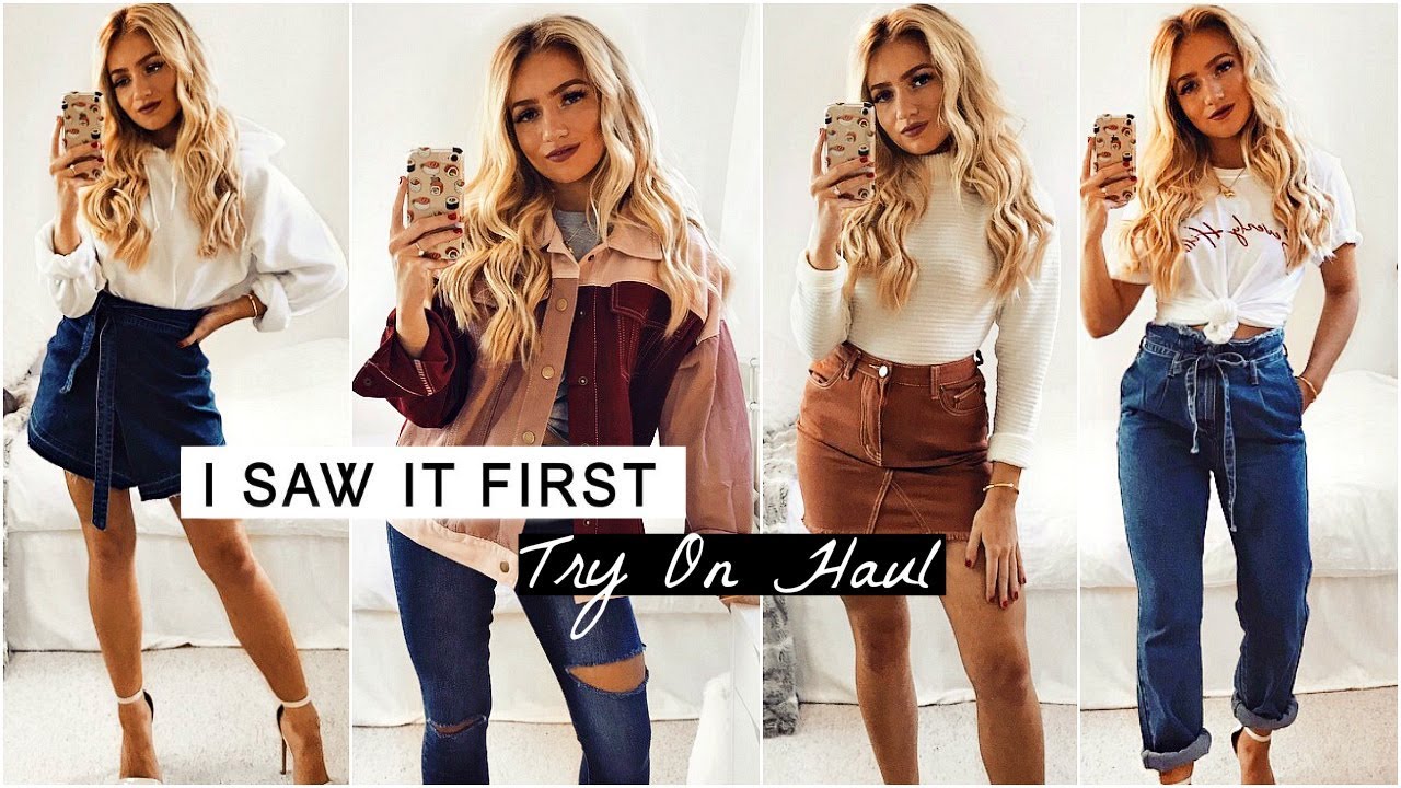 I SAW IT FIRST TRY ON HAUL 2018 / AD
