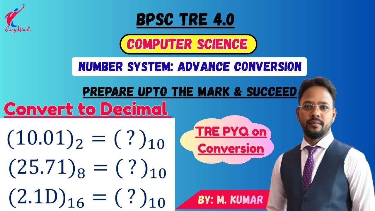 Convert Binary, Octal or Hexa Decimal to Decimal | Advanced Conversion