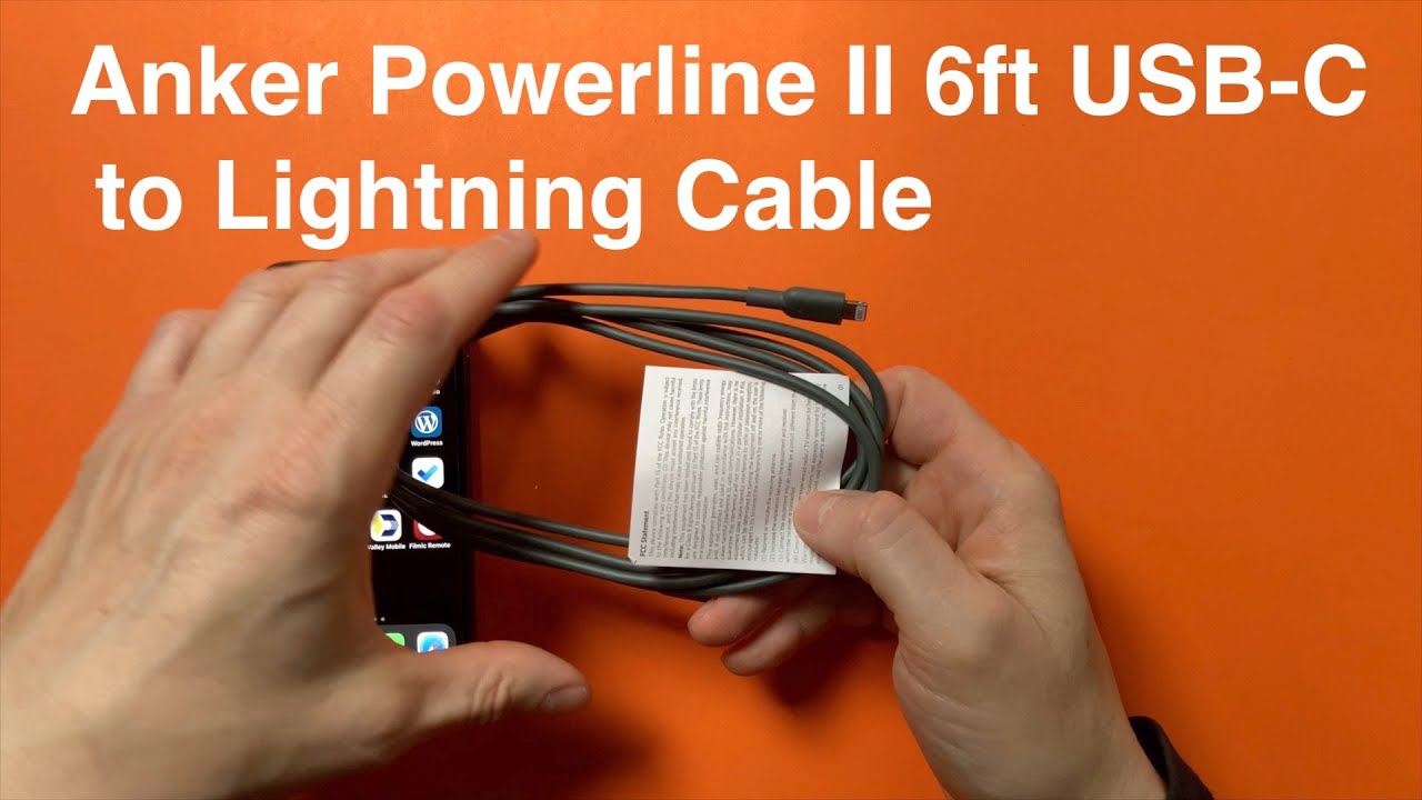 Anker Powerline II 6ft USB-C to Lightning Cable