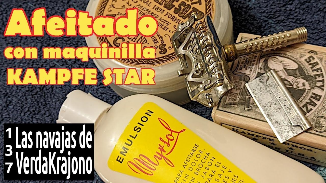 137 - Afeitado con maquinilla Kampfe Star