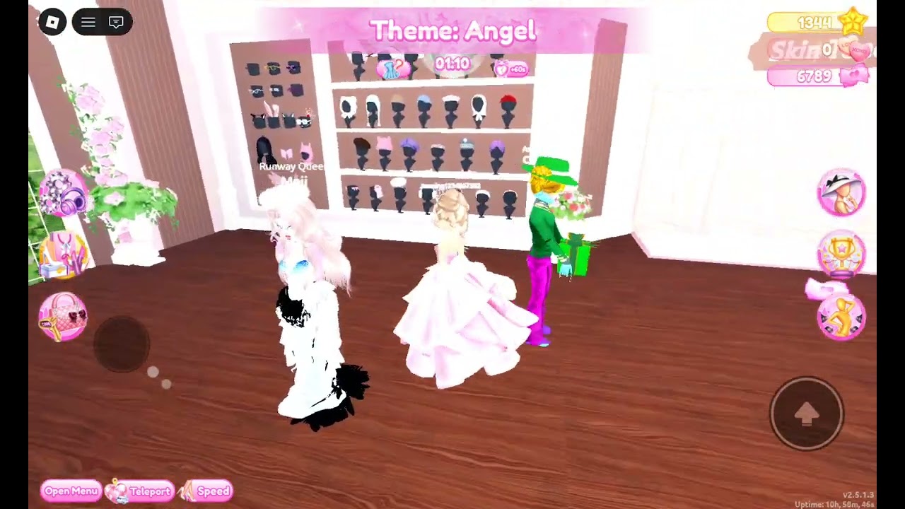 I made an angel outfit ✨️ in dress to impress!