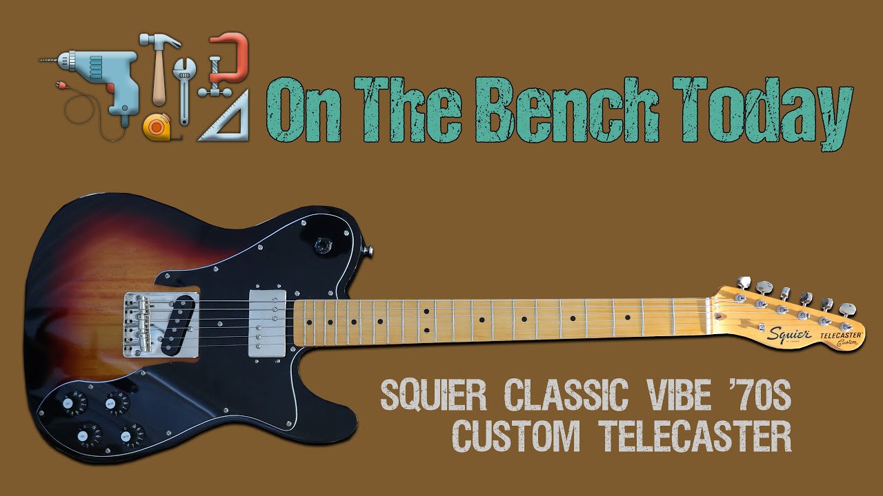 Squier Classic Vibe 70s Custom Telecaster — сегодня на скамейке запасных #fender #fendersquier