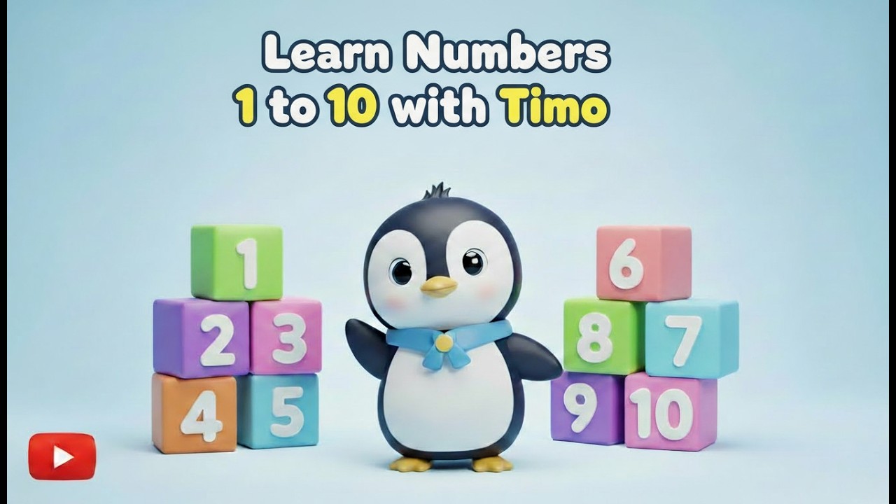 Learn Numbers 1 to 10 for Toddlers | Counting Song | Timo Kids ESL
