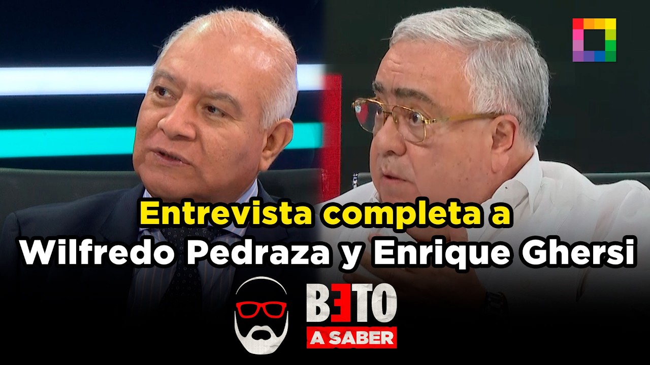 Beto a Saber - FEB 10 - ENTREVISTA COMPLETA A WILFREDO PEDRAZA Y ENRIQUE GHERSI | Willax