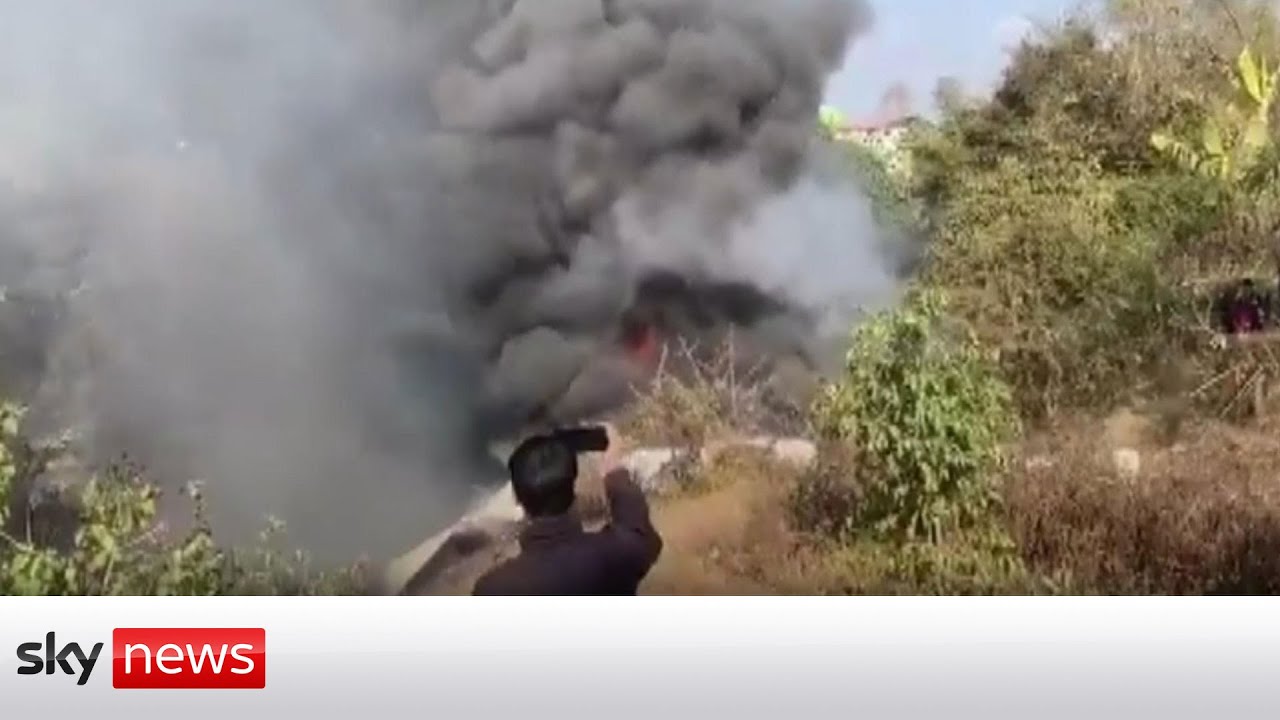 Plane carrying 72 people crashes in Nepal