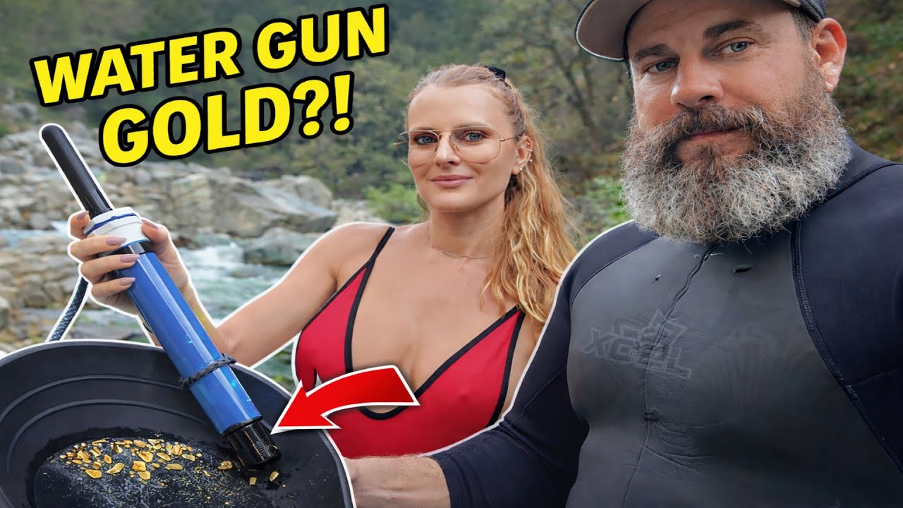 Mining GOLD With a WATER GUN?