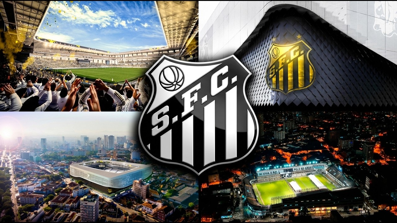 SANTOS: Nova Vila Belmiro de R$ 700 Milhões e 30 Mil Lugares | Projeto Completo 2026