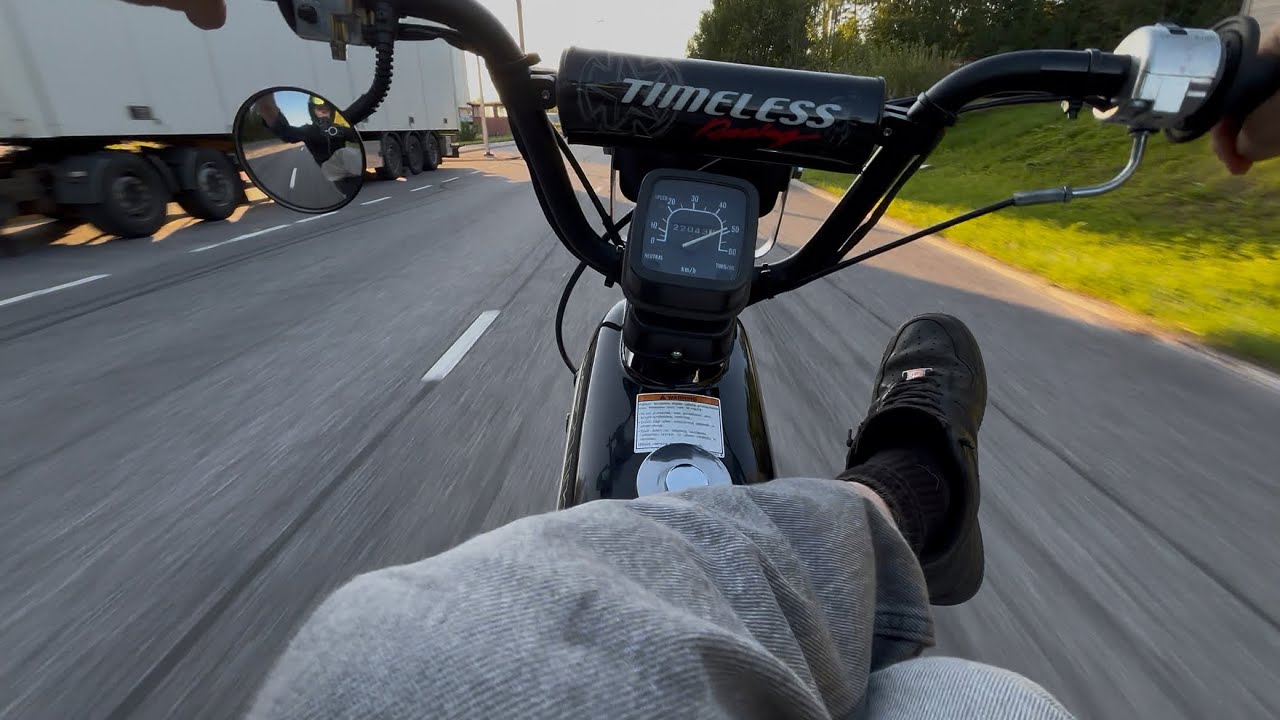 SUZUKI PV 74CC WHEELIES | YMPÄRIKEULIMINEN!