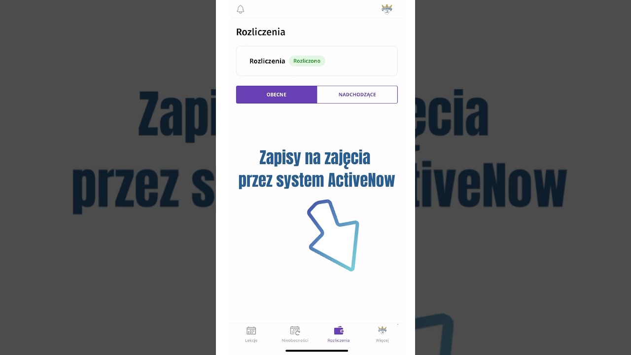 Zapisy na zajęcia przez system ActiveNow - szkoła plywania Champions Swim #championsswim