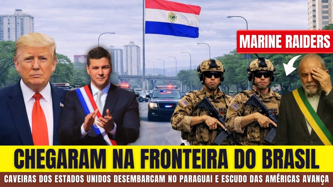 Paraguai Monta ESCUDO DAS AMÉRICAS na Fronteira Com o Brasil