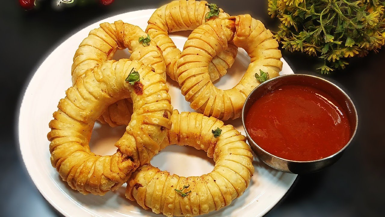 Donut Samosa Recipe | Crispy Ring Samosa | Creative Party Snack