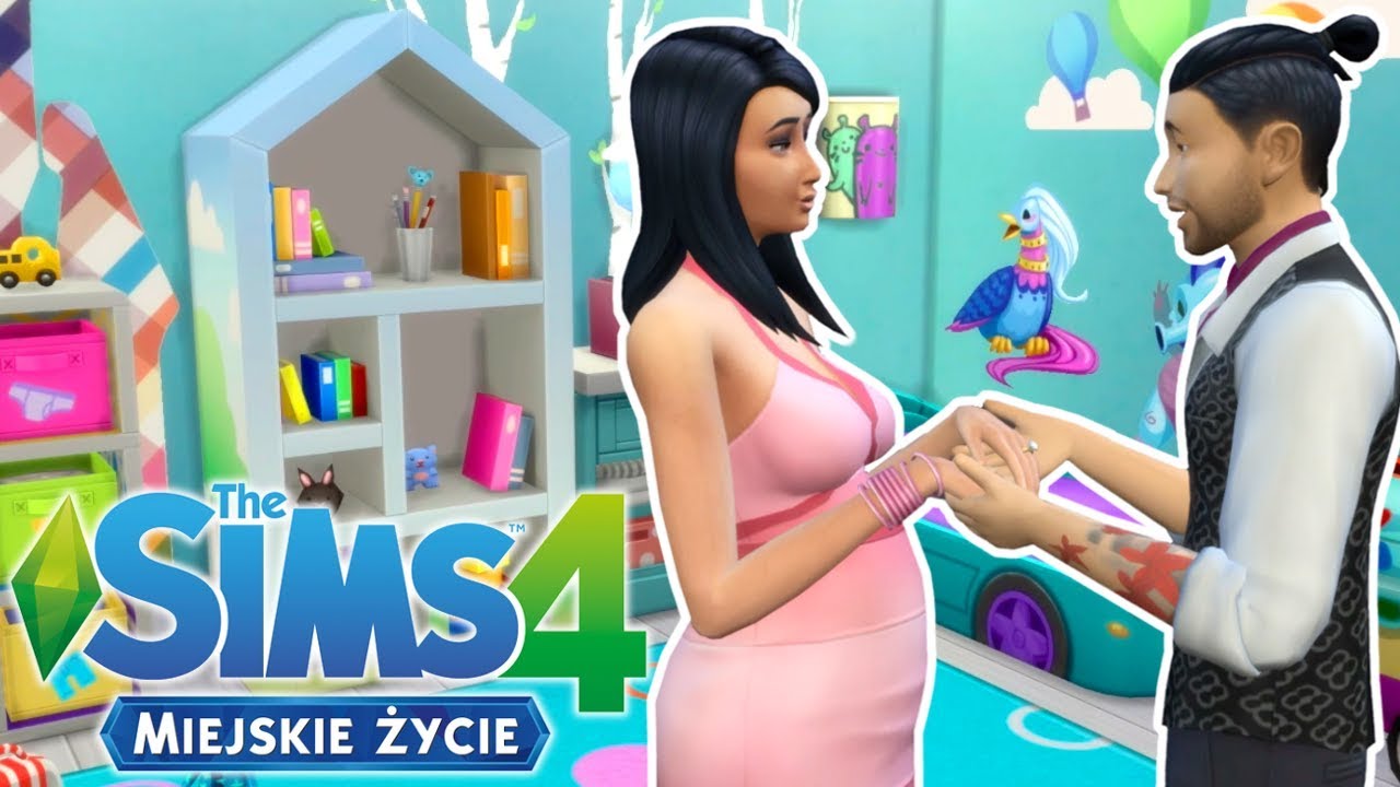 THE SIMS 4 MIEJSKIE ŻYCIE #24 ZARAZ PORÓD
