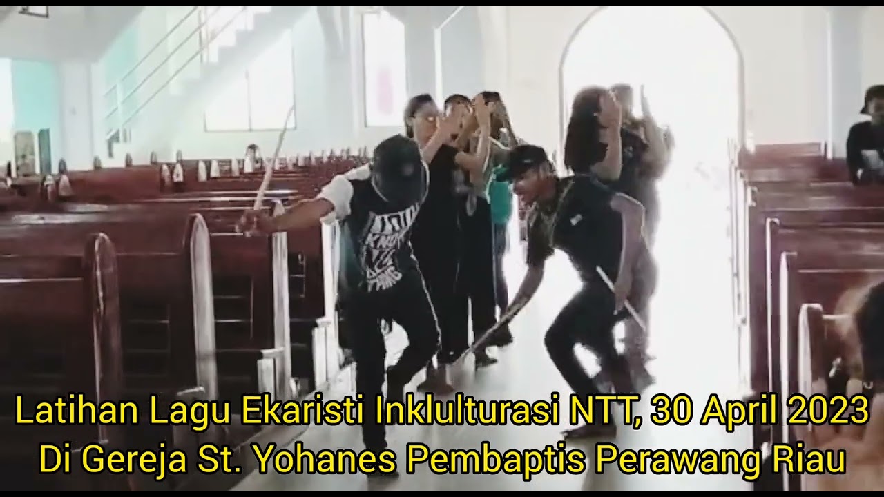 Latihan Lagu & Tari Persiapan Ekaristi Inkulturasi Etnik NTT, (Minggu, 30 April 2023), 22 Maret 2023