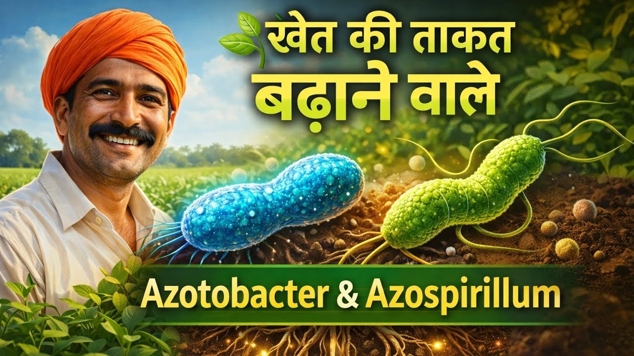 मिट्टी में यूरिया का कारखाना: एज़ोटोबैक्टर और एज़ोस्पिरिलम  