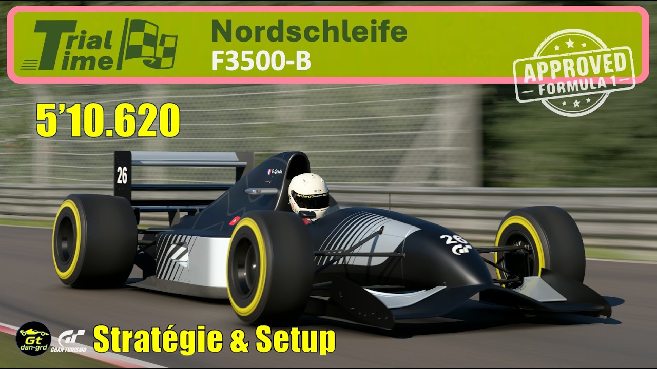 Gran Turismo 7 | F3500 B | Nordschleife | Hot Lap GT7 | 5:10.620 Stratégie & Setup