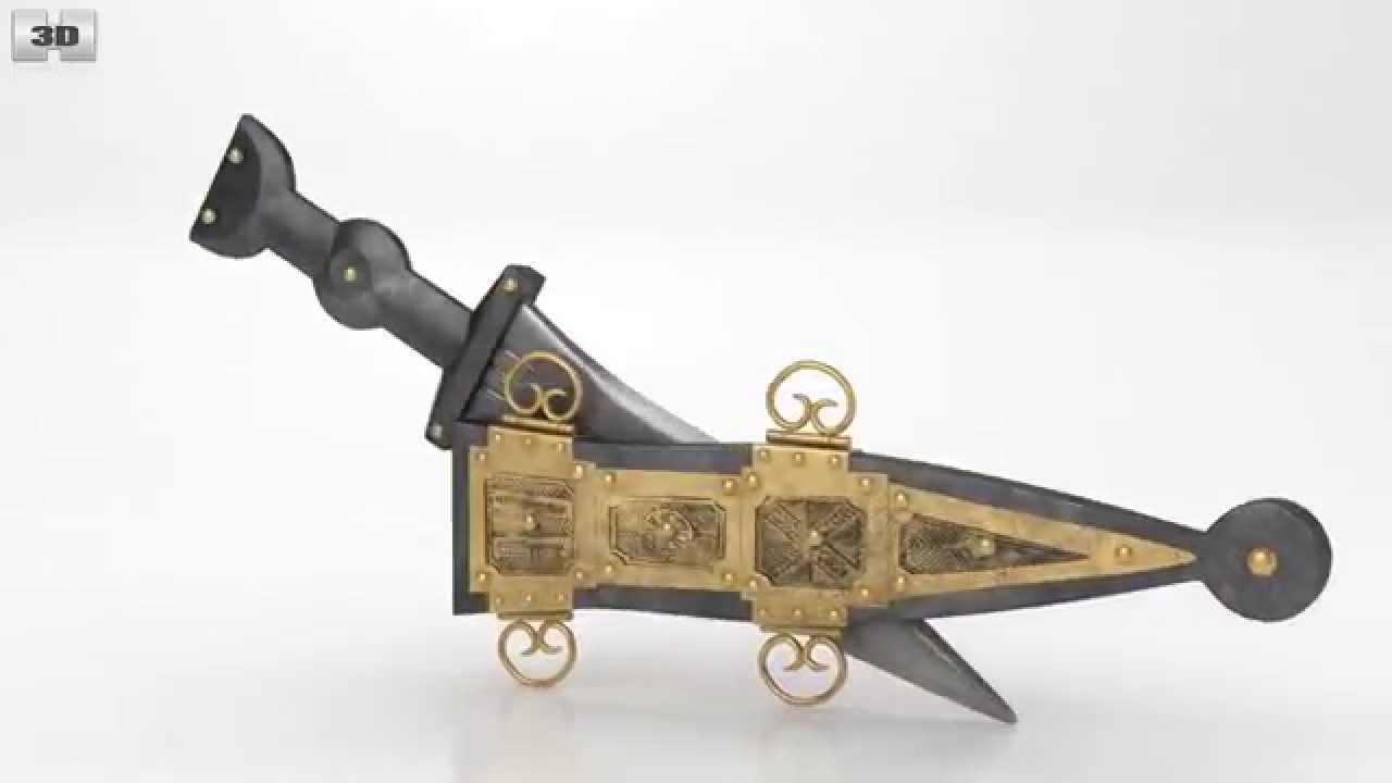 Pugio Roman dagger 3D model by 3DModels.org