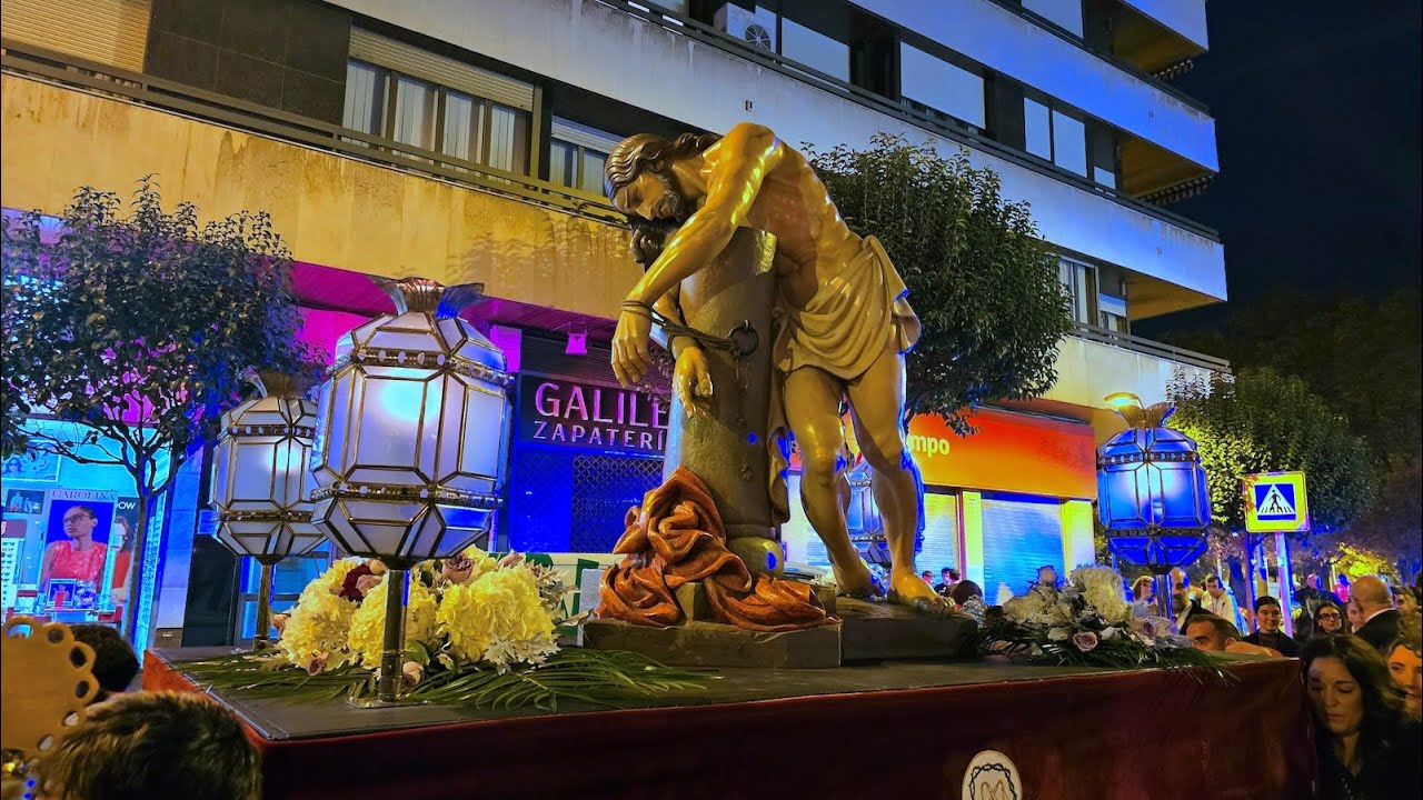 Traslado del Cristo de la Flagelación a la iglesia de Palacio en Logroño