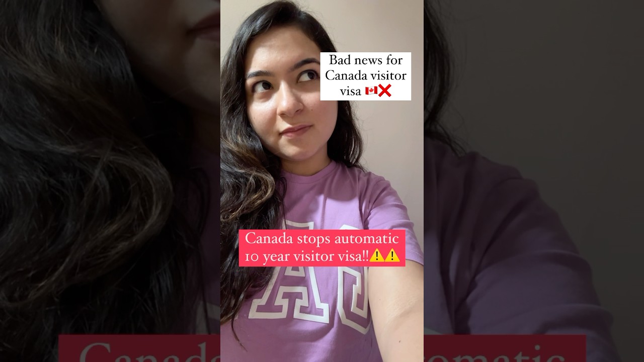 Bad news for Canada visitor visa ‼️🇨🇦 #canadavisa #canadaupdate #canadaimmigration
