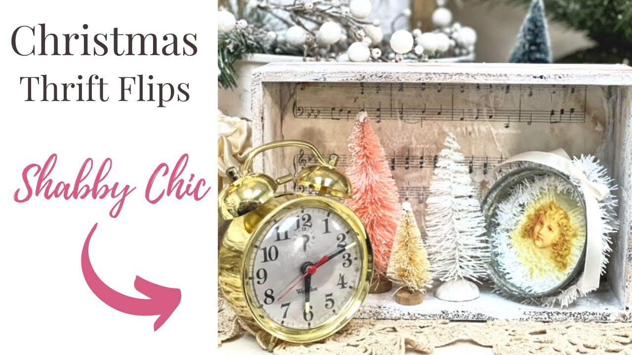 7 *MUST SEE*  Christmas Ideas 2022 Thrift Flips * Shabby Chic * French Country *  Christmas  Decor