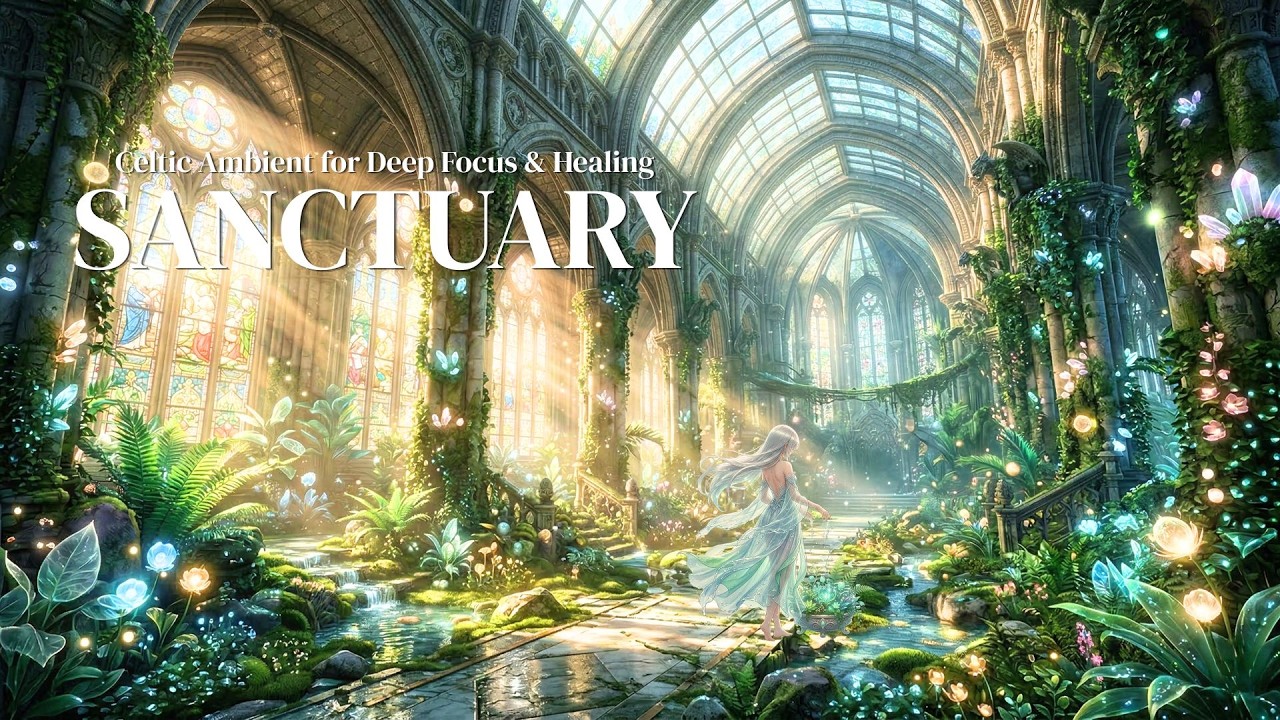 【Fantasy Celtic Ambience】Sanctuary‐蒼の聖域に宿る光 | Mystical Ambient for Deep Focus (2 Hours)