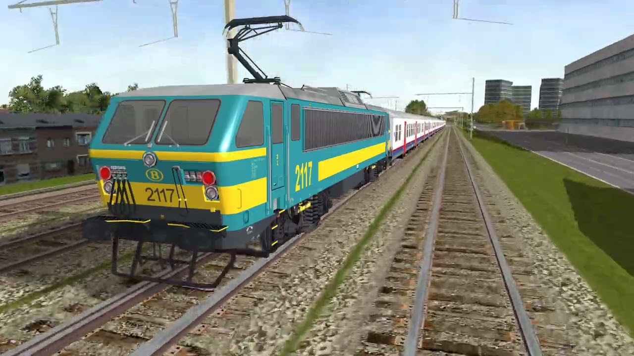 MSTS Openrails | HLE2117 + M4m | Antwerpen Brussel Map