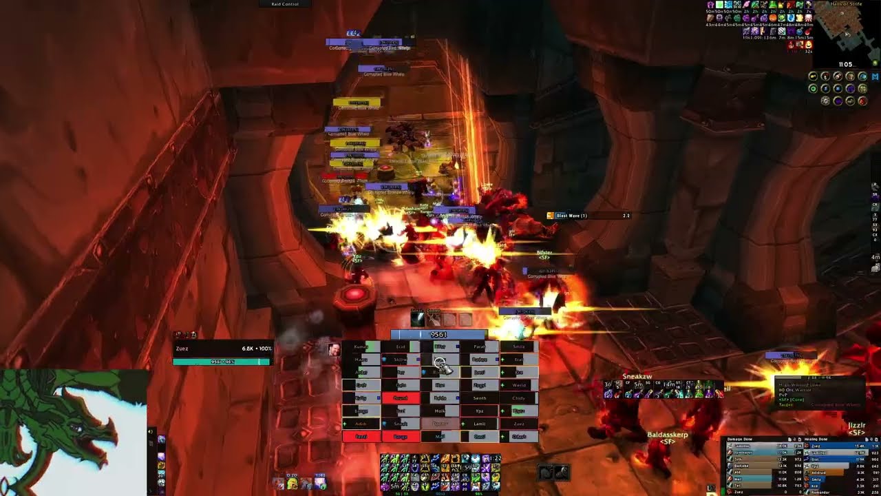 SF - 21min Blackwing Lair tech run - Resto Shaman POV