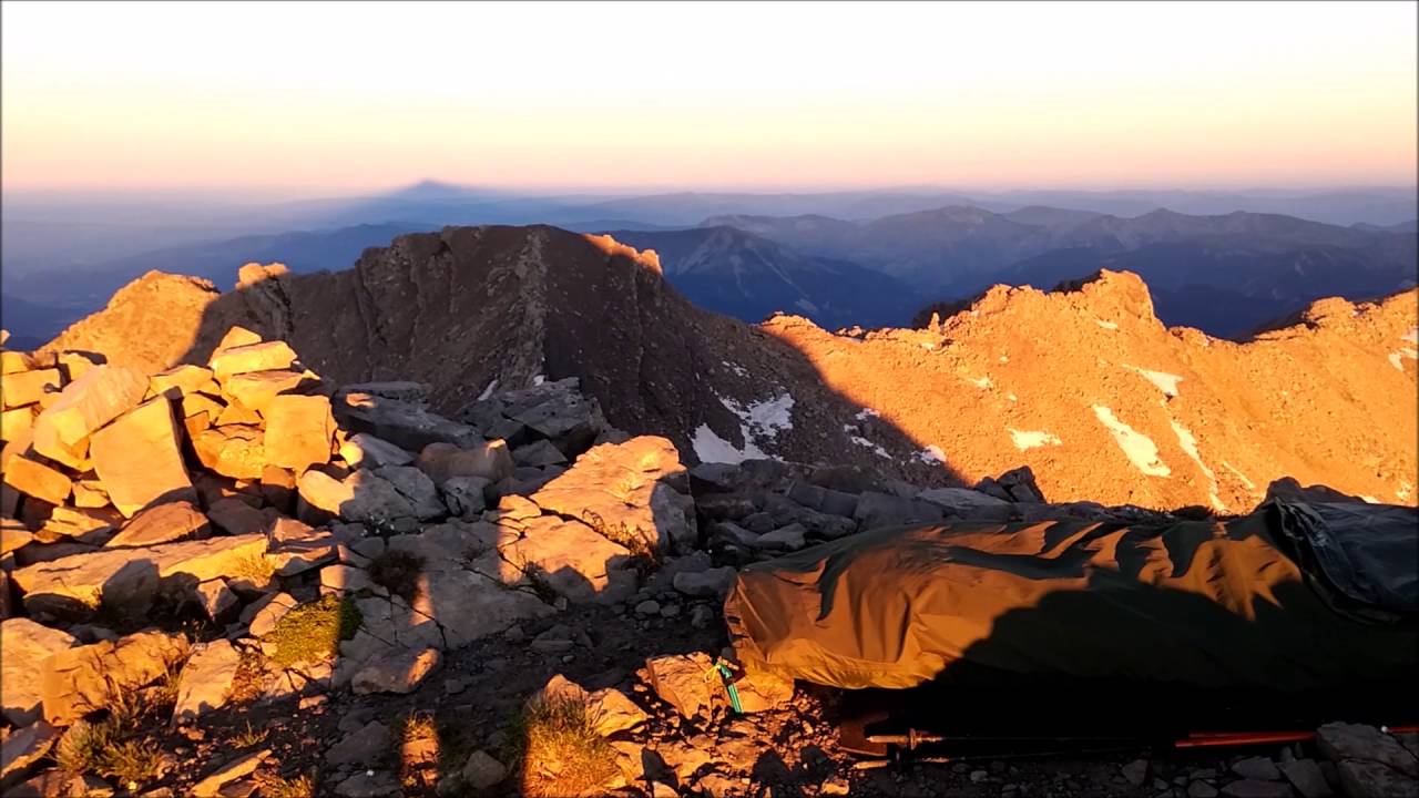 Tête de l'Estrop 2961m - Bivouac au sommet - Refuge de l'Estrop -  juillet 2016 - HD