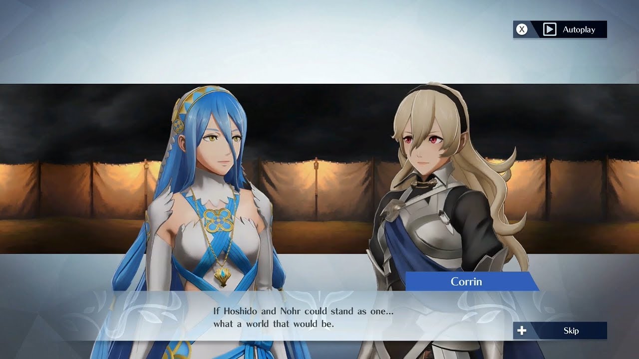 Fire Emblem Warriors - Azura & Corrin (F/M) Support Conversation