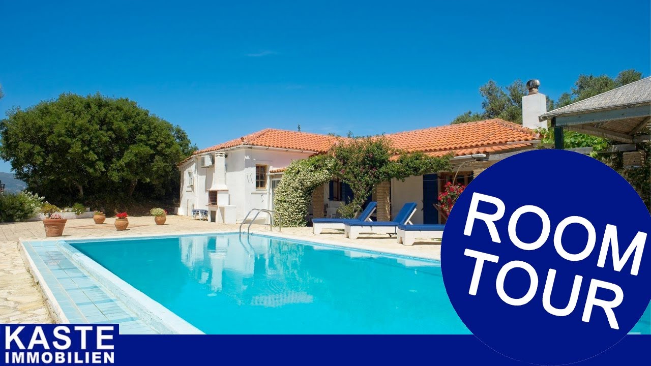 Zakynthos | room tour einer luxuri&ouml;sen Villa am Hang + Meerblick: Ein Paradies f&uuml;r Erholungssuchende