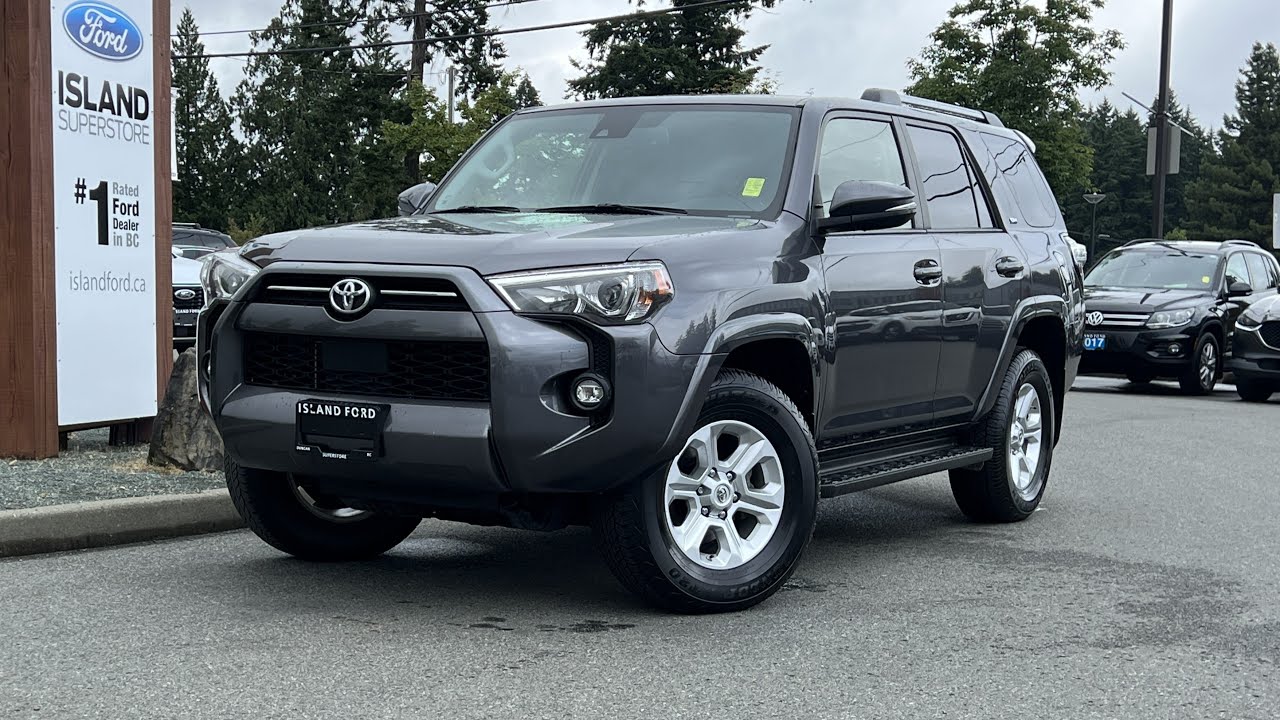 2021 Toyota 4Runner SR5 + Navigation, Moonroof, Dual Climate Control Review | Island Ford LJ157