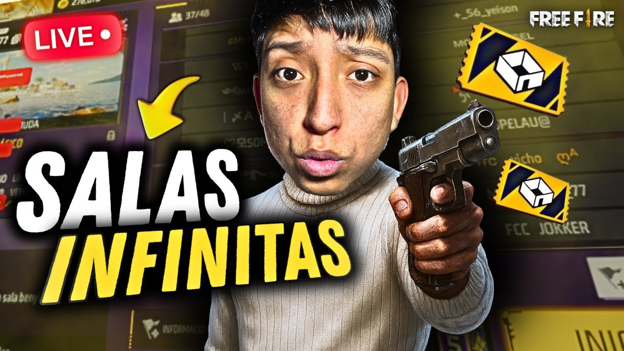 🔥 FREE FIRE EN VIVO | SALAS PRIVADAS CON SUBS 🤝 | ÚNETE YA | Región Sur | DSP BENYI