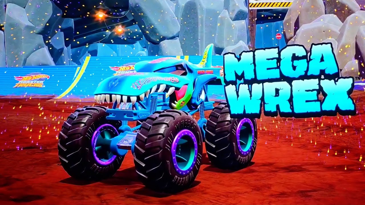 Mega Wrex Monster Trucks show Hot Wheels Hot-Dog-Jagd
