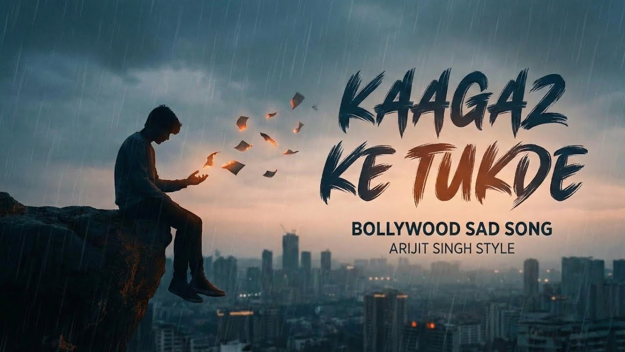 Kaagaz Ke Tukde - Lyrical Video | Latest Bollywood Sad Song | Arijit Singh Style 