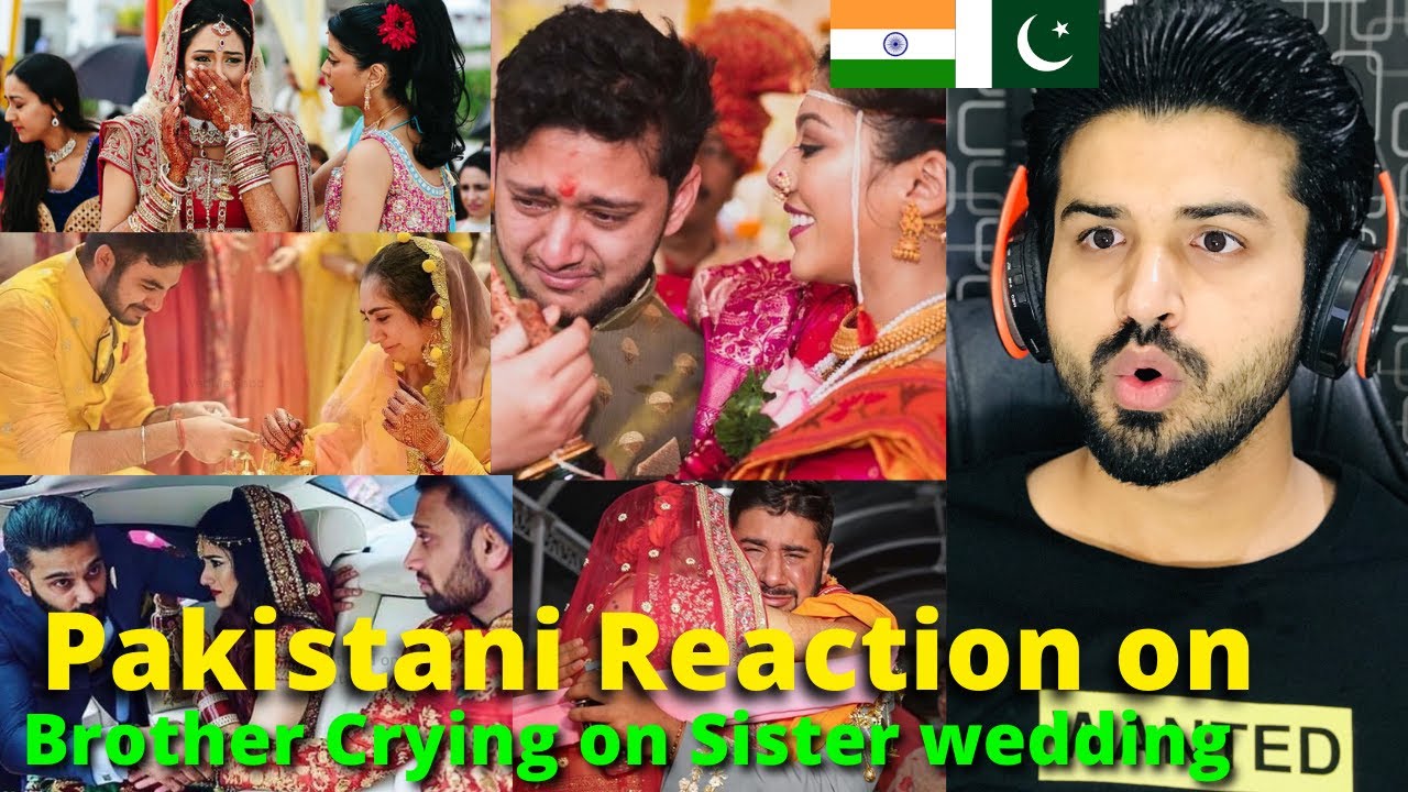 Reacting on Indian Brother Crying Sister Wedding Rukhsati | Emotional Indian Marriage