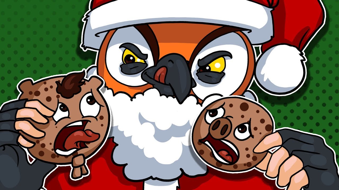 Santa and DaithiDeReindeer Want My Cookie! Cookies VS Claus!