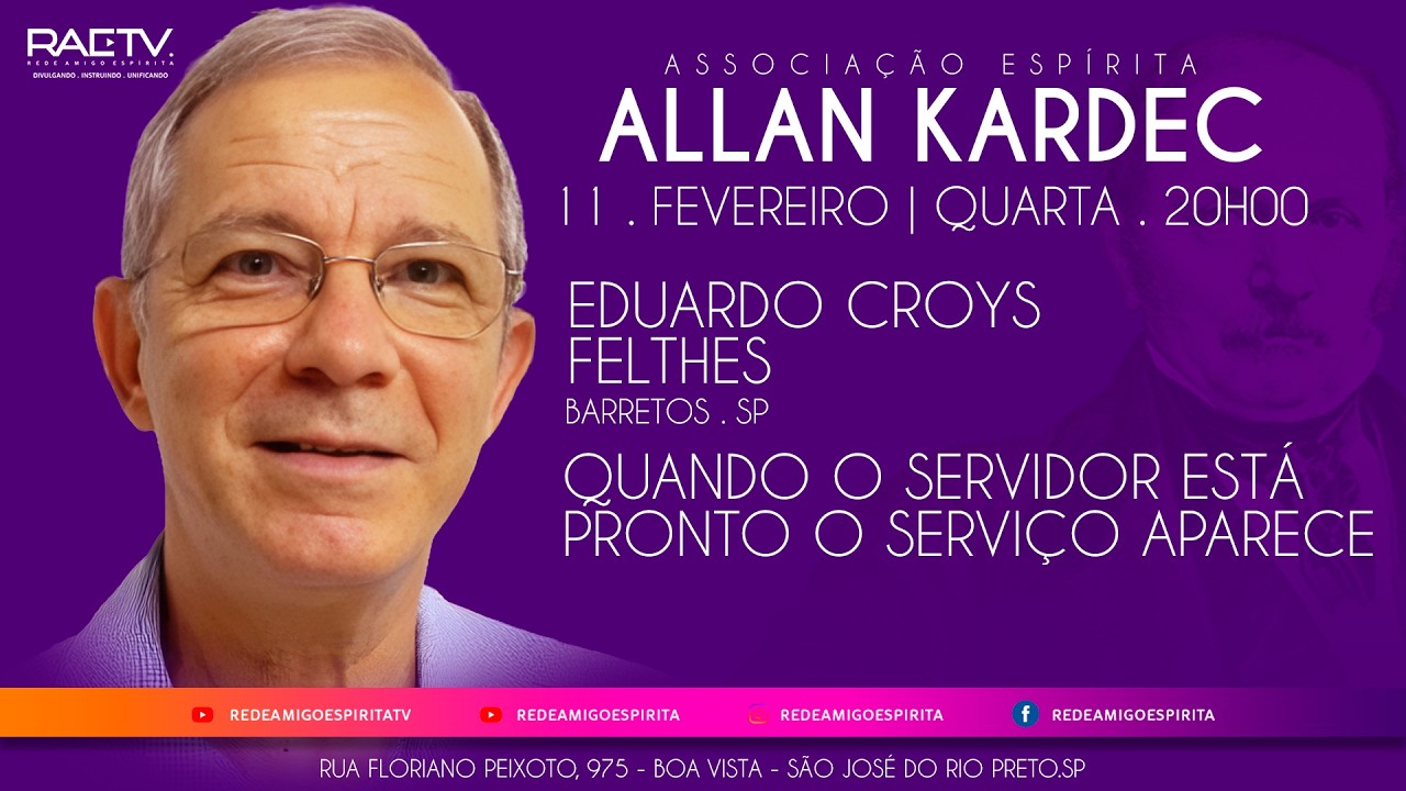 Quando o servidor está pronto o serviço aparece - Palestra com Eduardo Croys Felthes