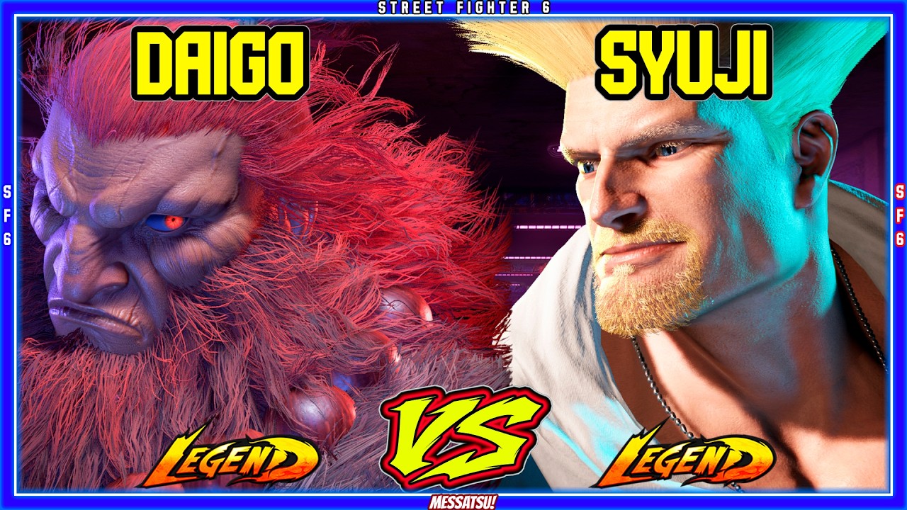 SF6 Daigo (Akuma) VS Syuji (Guile)💥Messatsu!💥スト6💥Street fighter 6