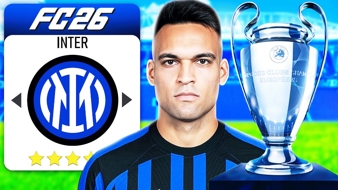 RICOSTRUISCO L'INTER fino ALLA VITTORIA della CHAMPIONS LEAGUE su FC26!
