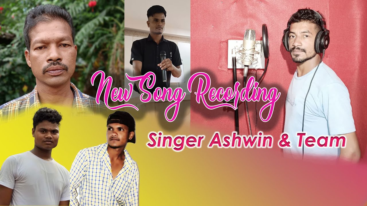 NEW SONG RECORDING....Singer Ashwin Ekka and TEAM K SATH