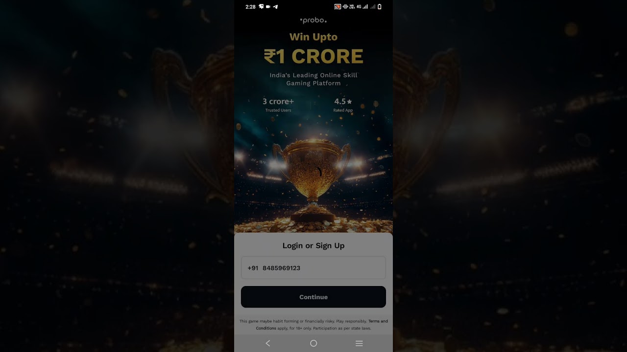 Probo App login kaise kare