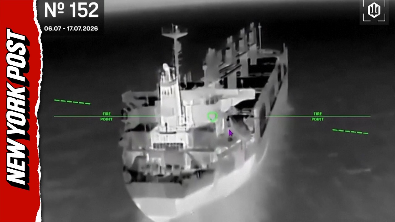 A Dozen Russian Ships Hit by Ukrainian Drone Strike in Black Sea