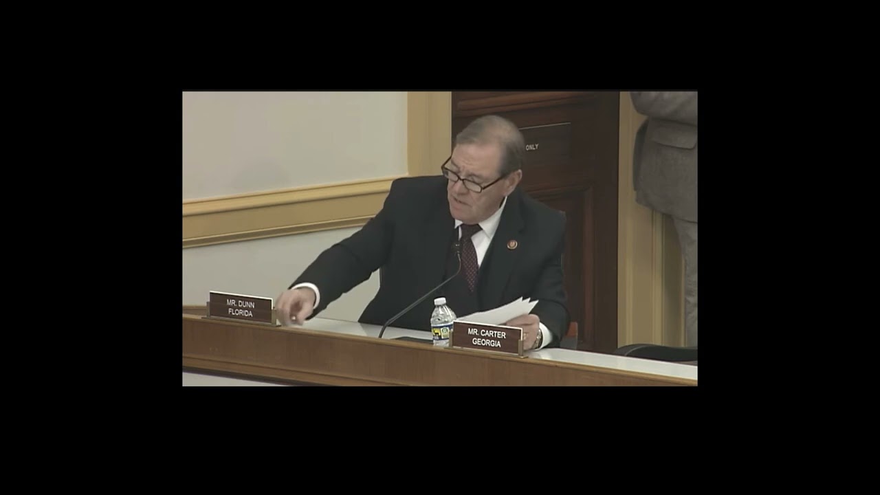 Congressman Dunn Questions CDC About Secret Chinese Facility on U.S. Soil