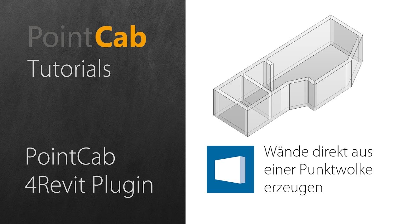 PointCab 4Revit: 02 W&auml;nde direkt aus einer Punktwolke erzeugen