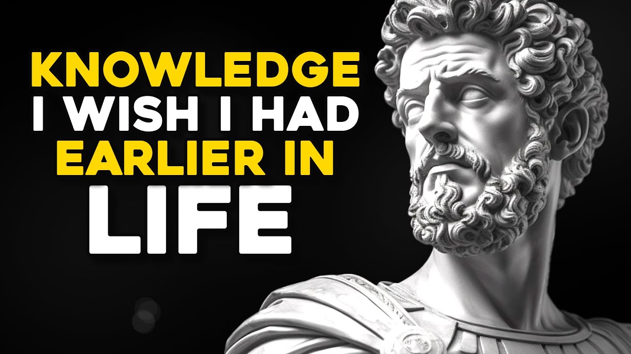 If Only I'd Discovered this Life-changing Stoic Wisdom Earlier in Life | Stoicism