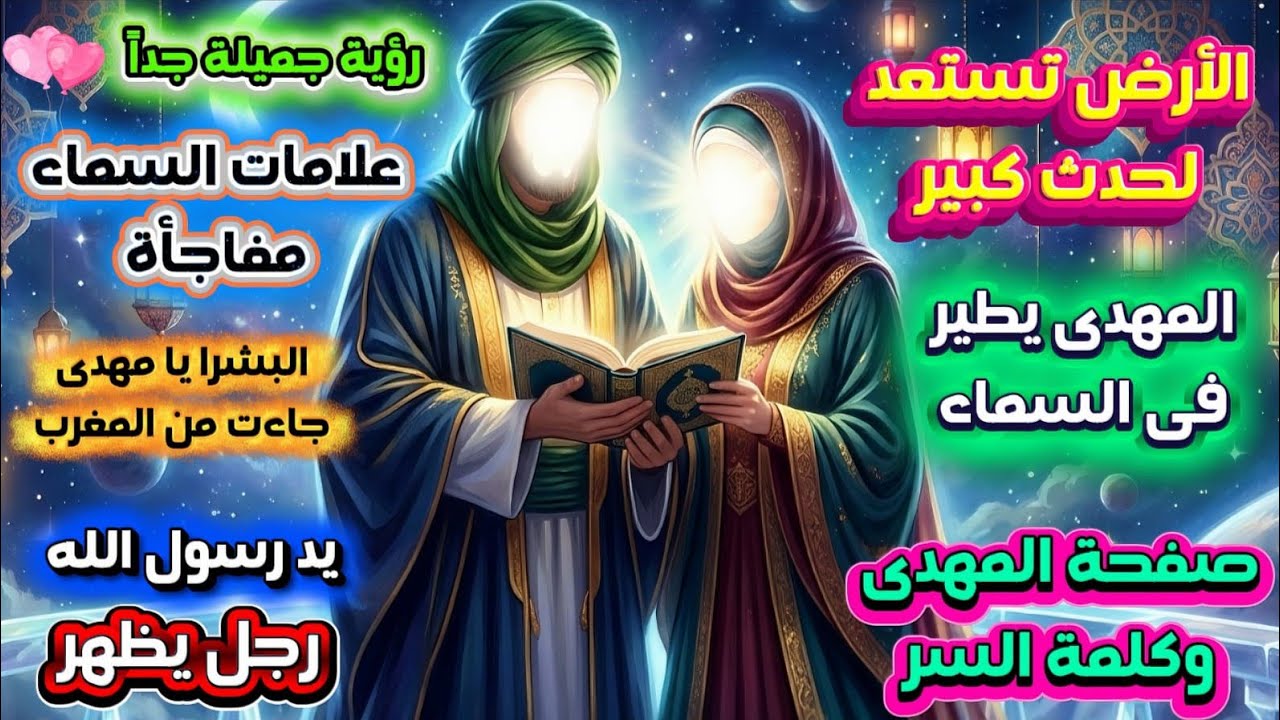صفحة المهدى كلمة السر ☺️ المهدى يطير والأرض تستعد لحدث كبير 🤔 البشرا يا مهدي جائتك من المغرب مفاجأة