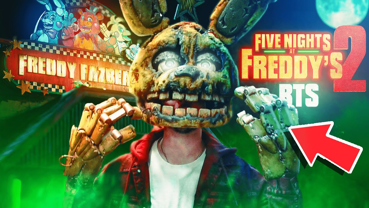 WEARING the SPRINGTRAP SUIT! I'm IN the FNAF 2 MOVIE! (EXCLUSIVE BTS Vlog)