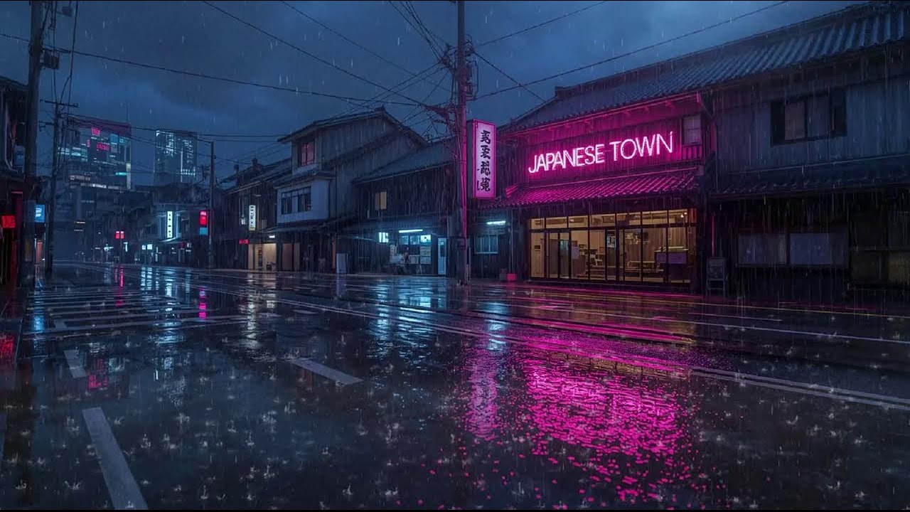 Night Rain Ambience 🌙 Lofi Beats for Focus, Relax & Quiet Moments #35
